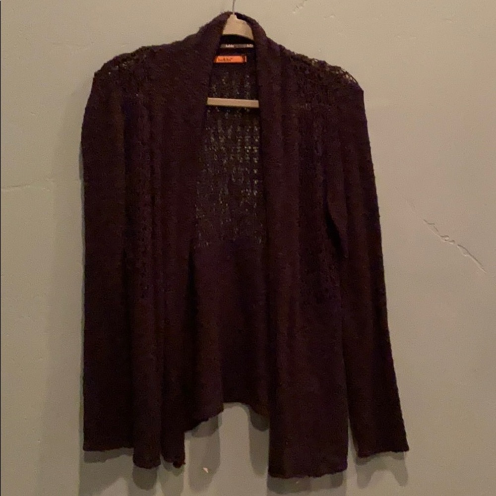 Black Lace cardigan. Size M